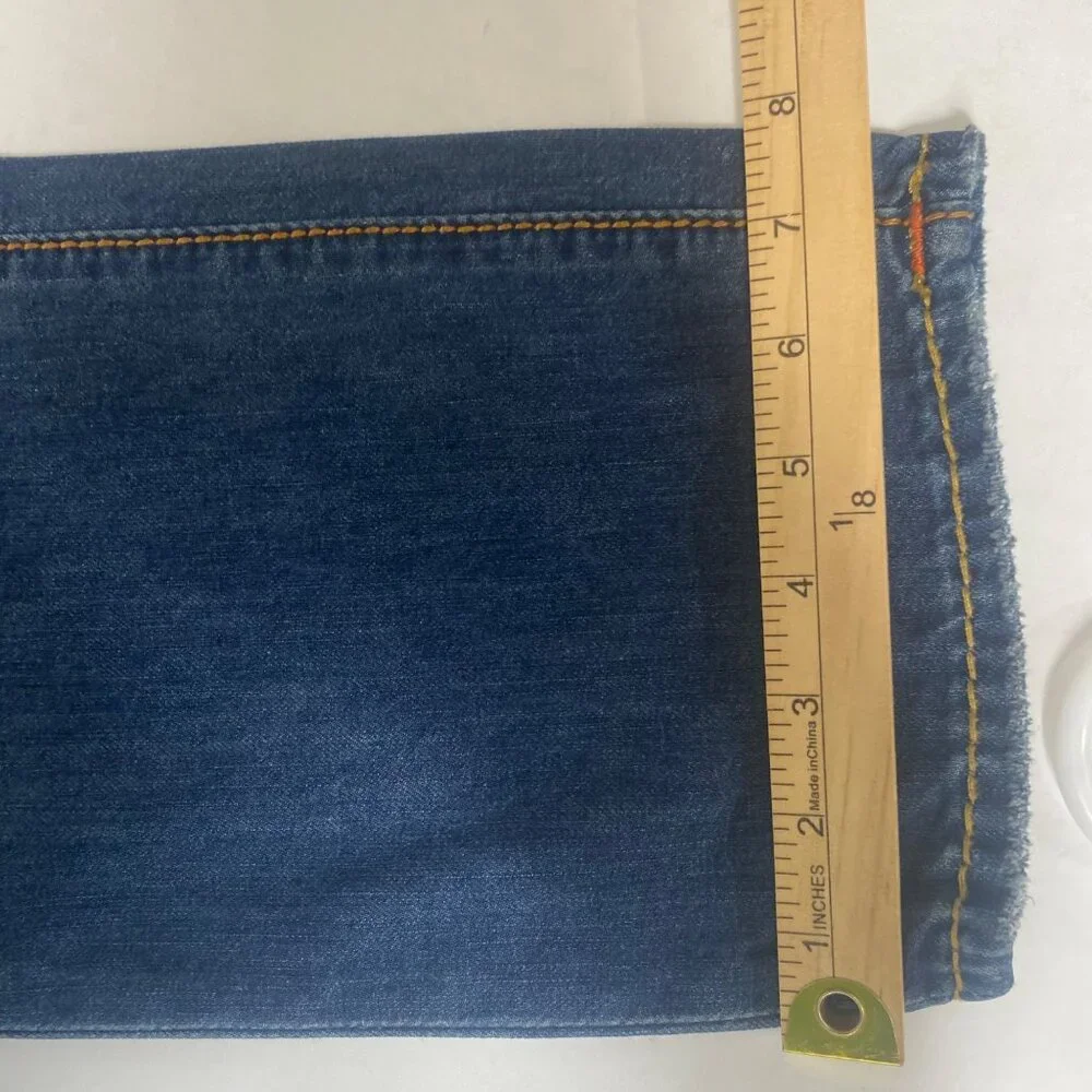 True Religion Ricki Jeans Mens Size 25X32 Dark Wash Relaxed Straight 207444 NWT‎